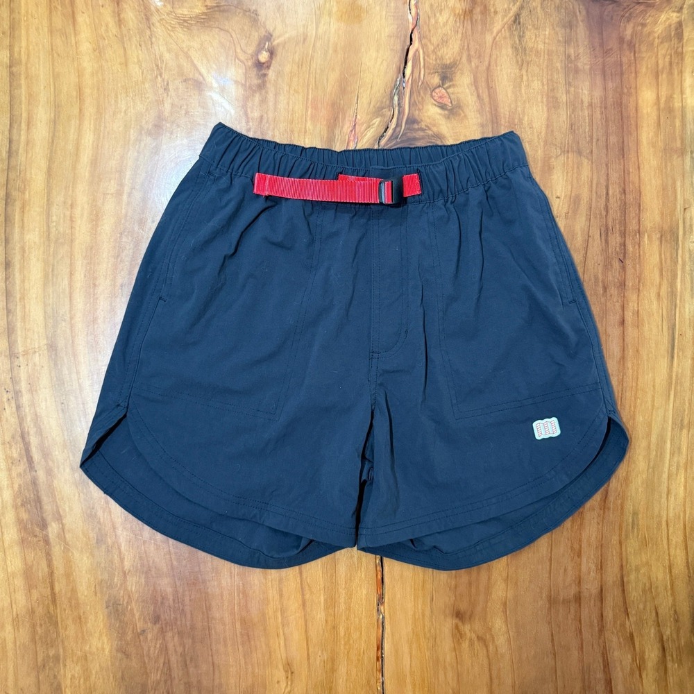 Topo Designs Women's Athletic Shorts Small Nylon Beach Hiking Outdoor Belted L16